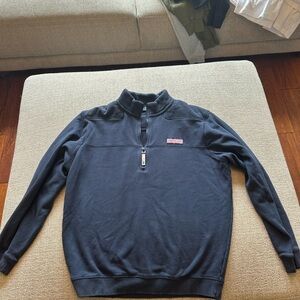 Vineyard Vines Blue Zip Up Sweater